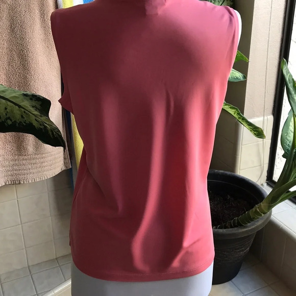 Casual Corner peach sleeveless tank - Picture 3 of 6